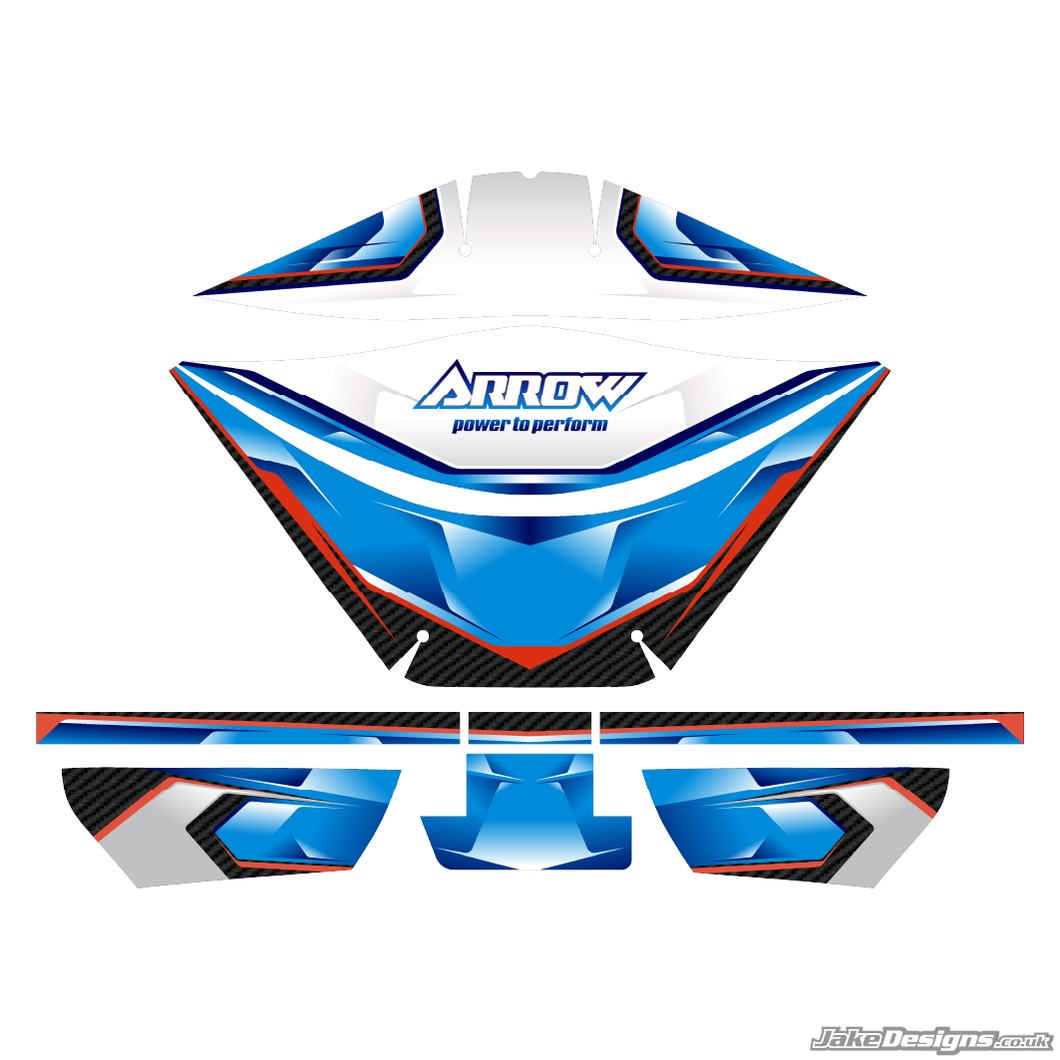 Arrow Replica Rotax Airbox Sticker Kit