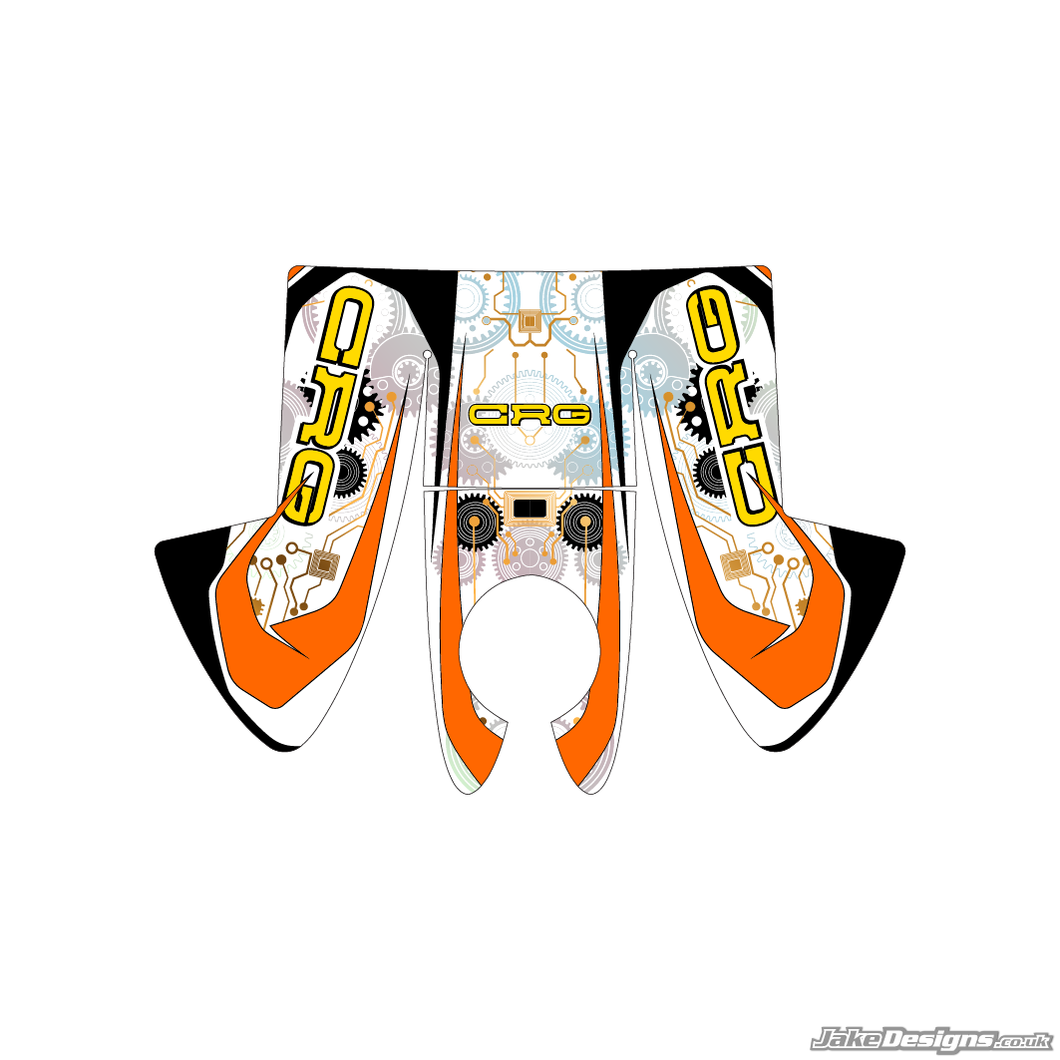 CRG Replica IAME Gazelle 60CC Airbox Sticker Kit