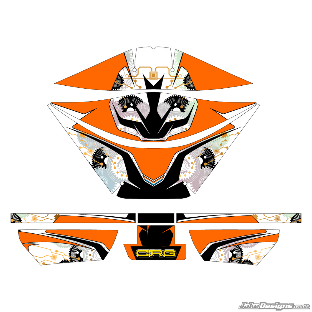 CRG Replica Rotax Airbox Sticker Kit