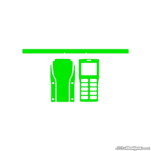 Load image into Gallery viewer, Fluorescent Green Style Unipro Stopwatch Stickers
