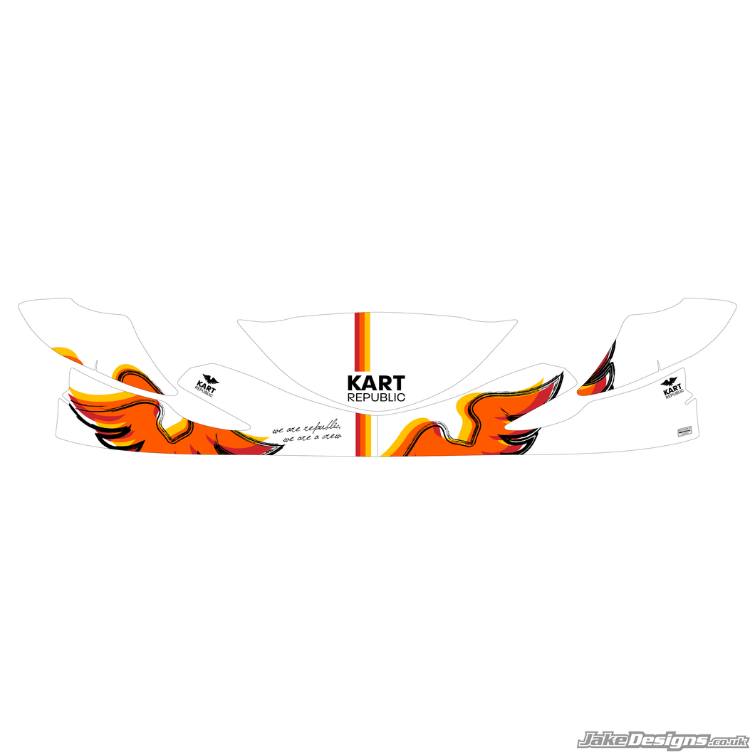 Kart Republic Replica Nosecone Sticker