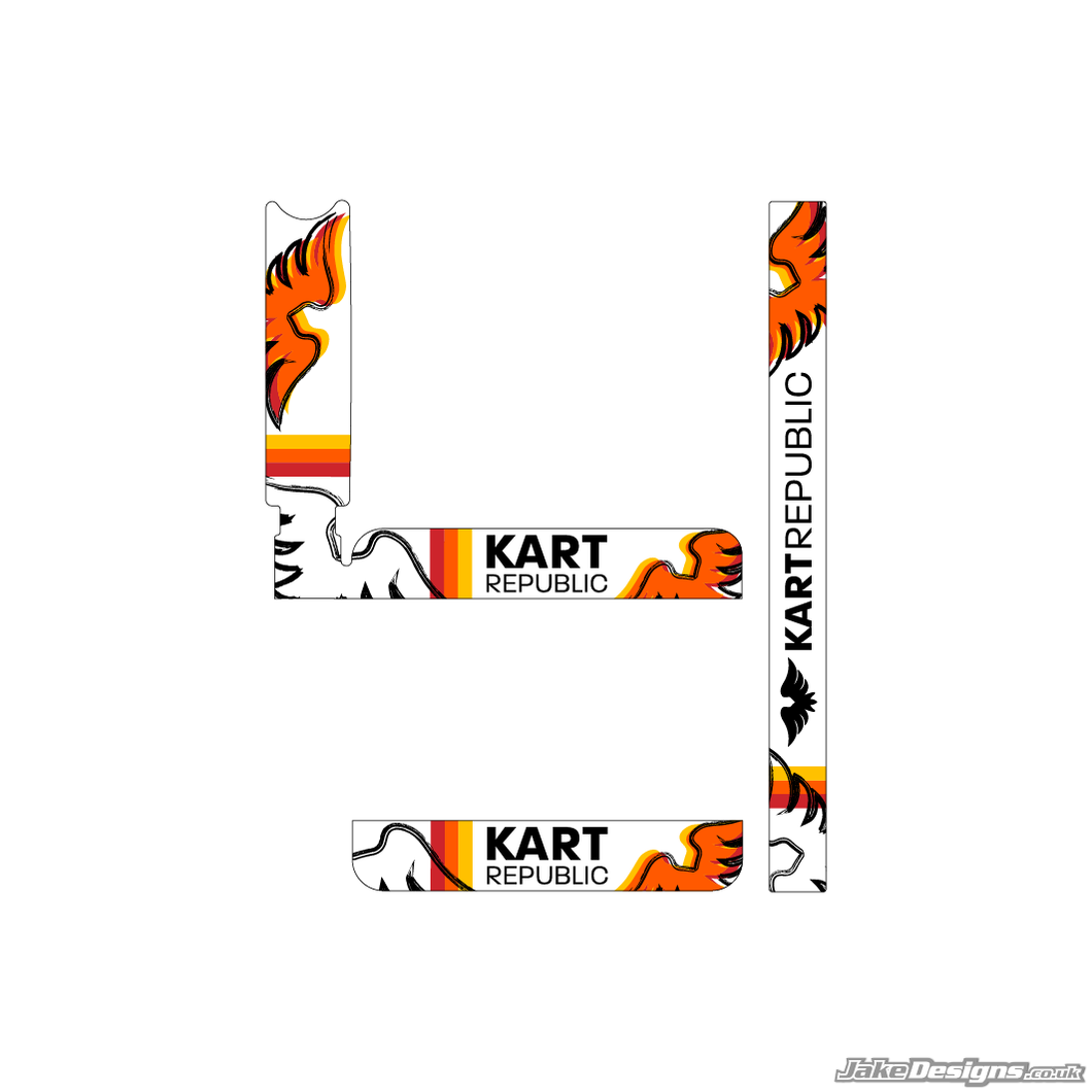 Kart Republic IAME X30 Radiator Stickers