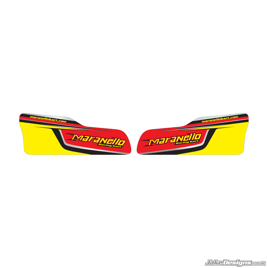 Maranello Replica Set Of Sidepods Sticker (2014)