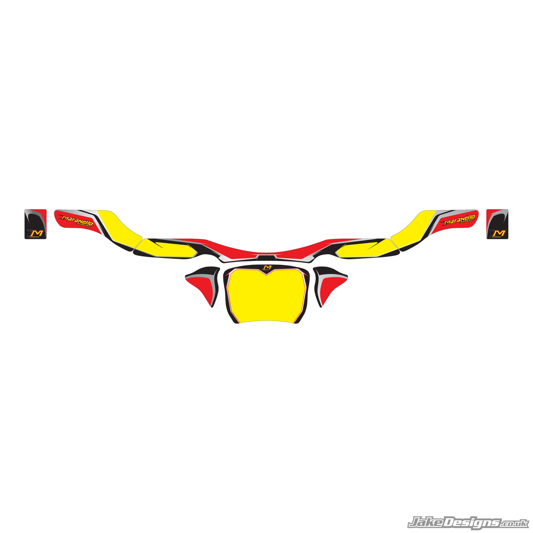 Maranello Replica Rear Bumper Sticker Kit (2014)