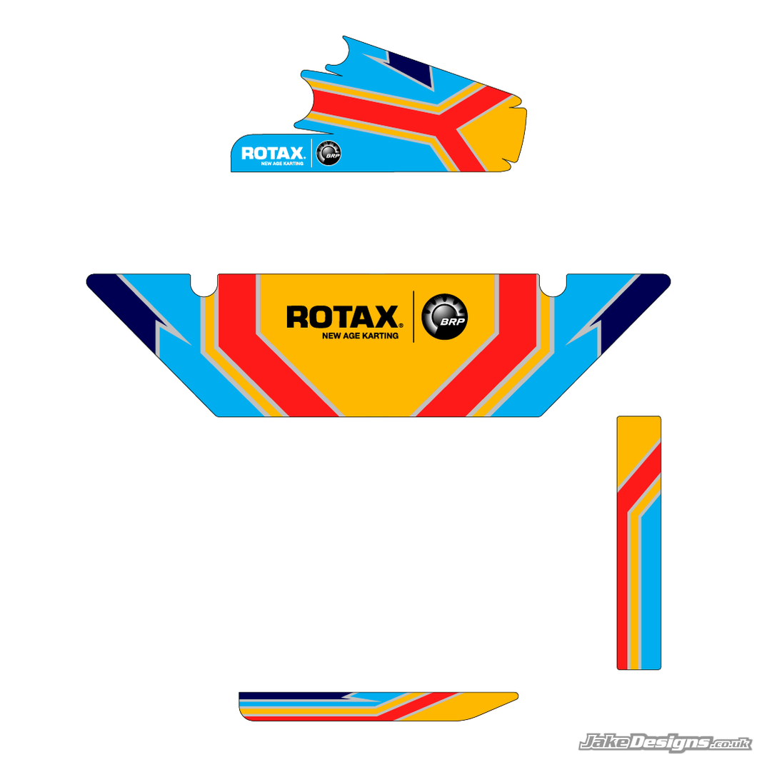 FA Alonso Replica DD2 Rotax Max Radiator Stickers (2013)