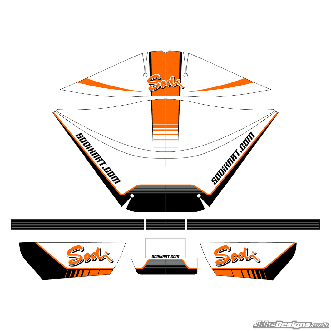 SODI Replica Rotax Airbox Sticker Kit