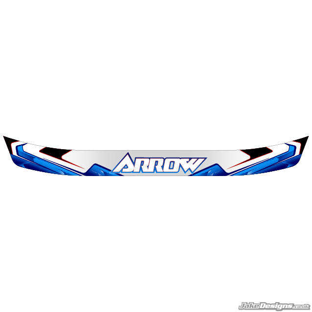 Arrow Style Visor Stickers (2012)