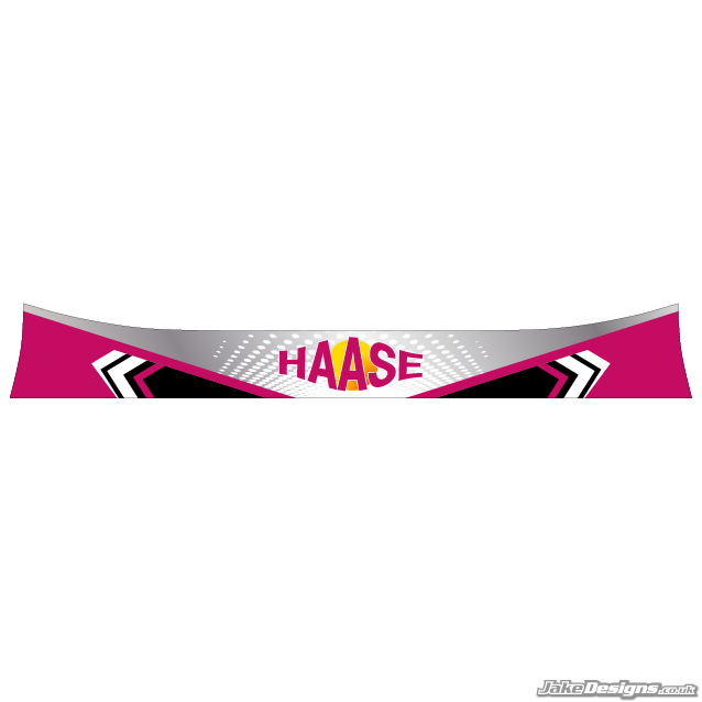 HAASE Style Visor Stickers