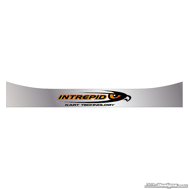 Intrepid Chrome Style Visor Stickers