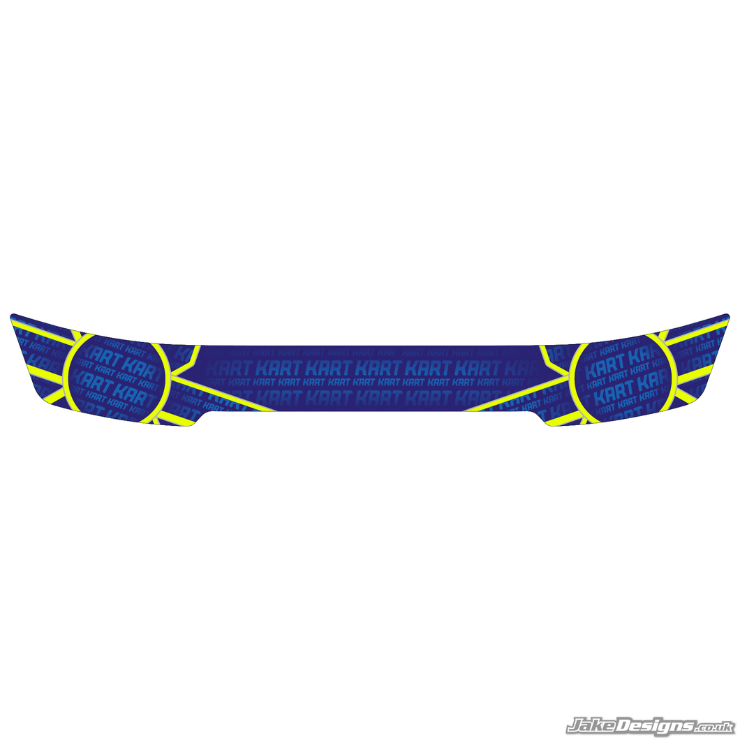 2022 LN Lando Norris Style Visor Stickers