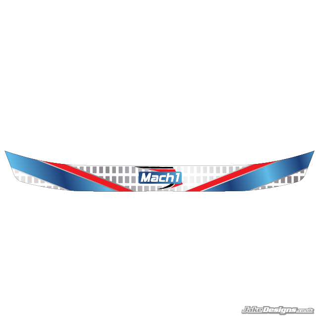 Mach1 Style Visor Stickers (2013)