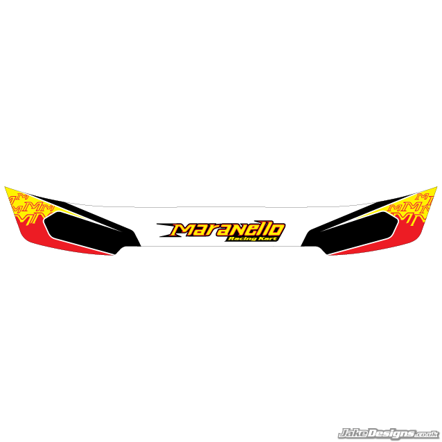 Maranello Style Visor Stickers (2017)