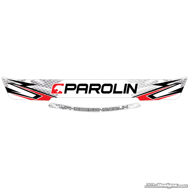 Parolin Style Visor Stickers