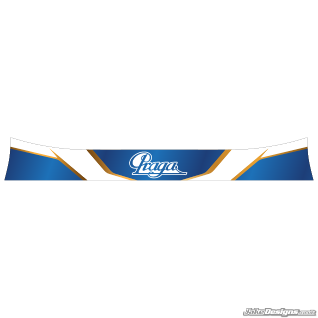 Praga Style Visor Stickers (2015)