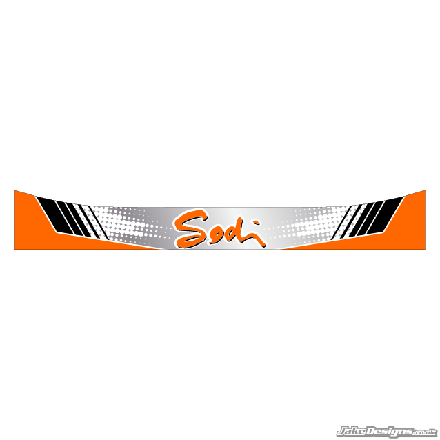 SODI Style Visor Stickers (2012)