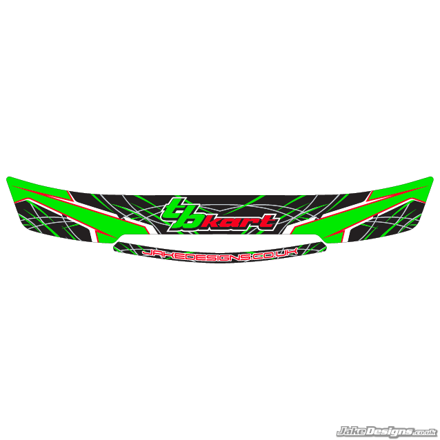 TB Kart Style Visor Stickers