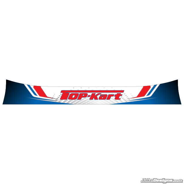 Top Kart Style Visor Stickers