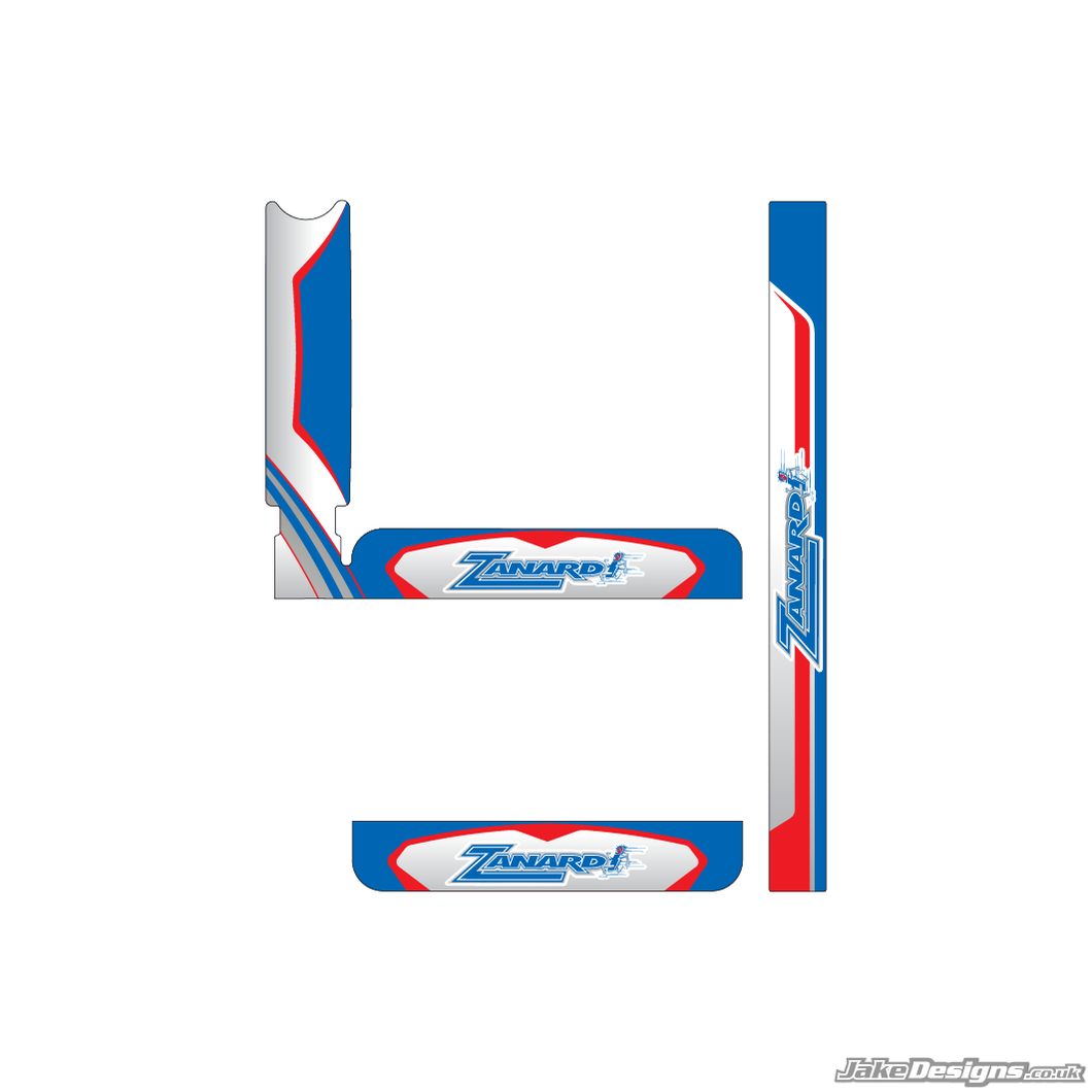 Zanardi IAME X30 Radiator Stickers